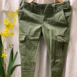 Free people olive cargo pants